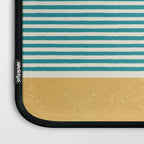 Sun Beach Stripes - Mid Century Modern Abstract Laptop Sleeve Gallery Image 3