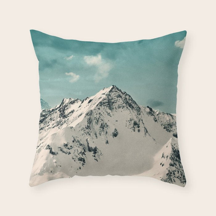 Snow Peak Throw Pillow Gallery Image 1