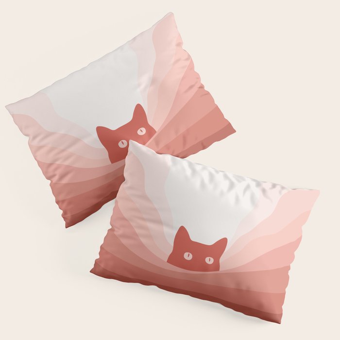 Cat Landscape 78 Pillow Sham Gallery Image 1