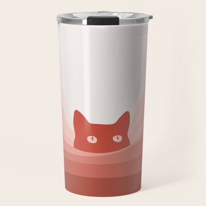 Cat Landscape 78 Travel Mug Gallery Image 1