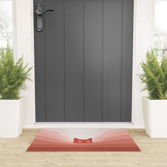 Cat Landscape 78 Welcome Mat Gallery Image 3
