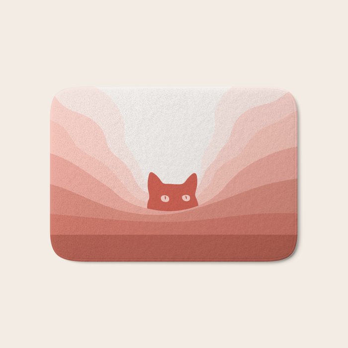 Cat Landscape 78 Bath Mat Gallery Image 1