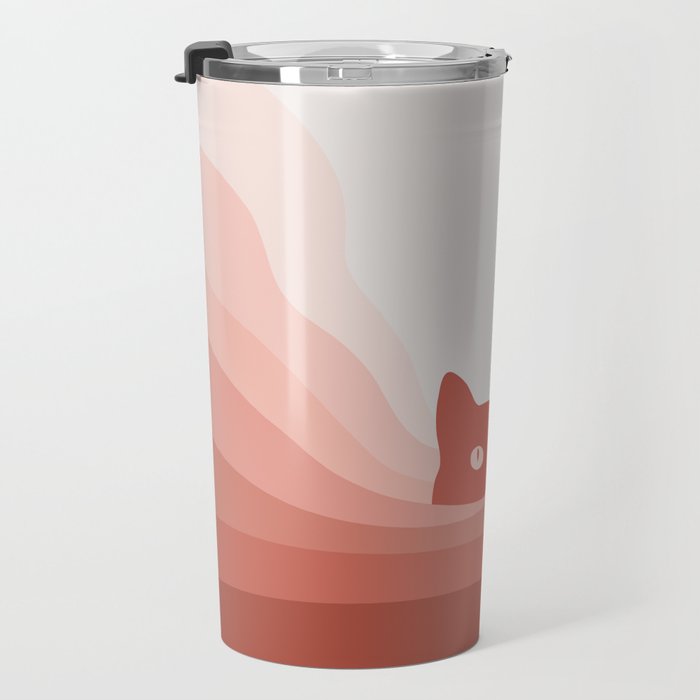 Cat Landscape 78 Travel Mug Gallery Image 3