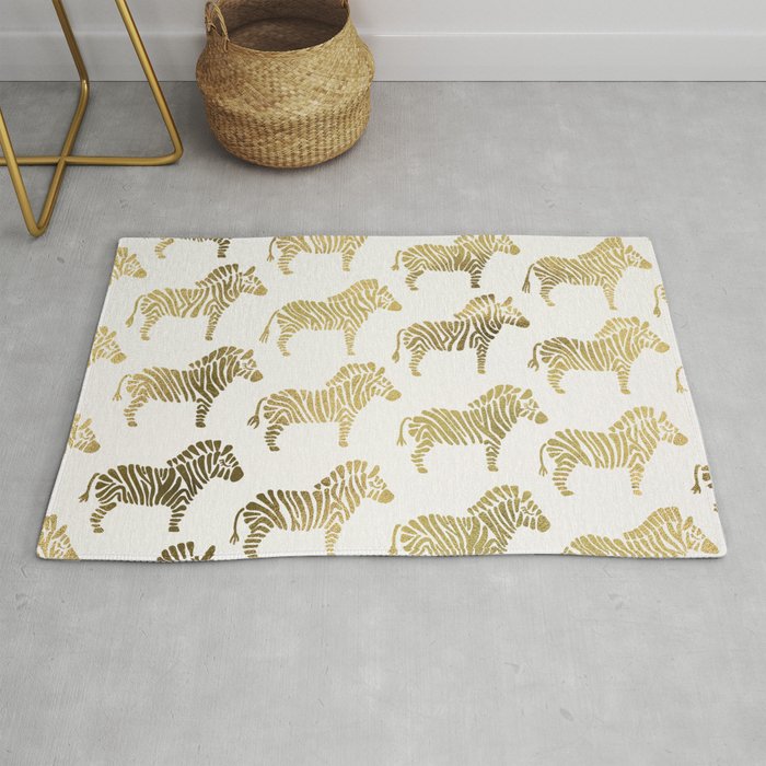 Golden Zebras Rug Gallery Image 1