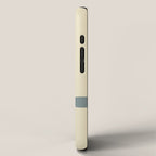 Fish Trio Mid-Century Modern Minimalism in Orange, Slate Blue, Brown, and Cream Beige iPhone Case Gallery Image 2