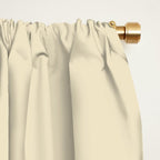 Fish Trio Mid-Century Modern Minimalism in Orange, Slate Blue, Brown, and Cream Beige Window Curtain Gallery Image 2
