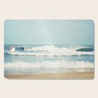 Ocean Photography, Calming Sea Photo, Blue Waves Seascape Photograph, Beach Print Cutting Board Gallery Image 1