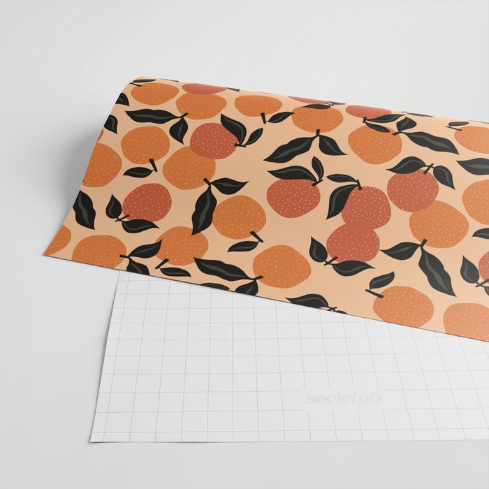 Seamless Citrus Pattern / Oranges Wrapping Paper Gallery Image 2