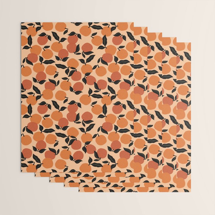 Seamless Citrus Pattern / Oranges Wrapping Paper Gallery Image 3