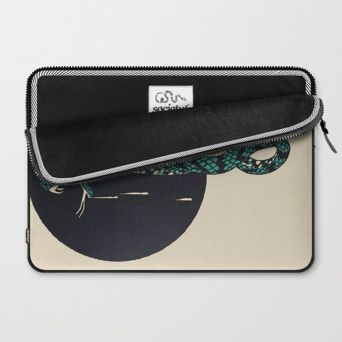 The strangling of a poisonous snake, representing the crushing colour lithograph G. Dorival 1918 Laptop Sleeve Gallery Image 2