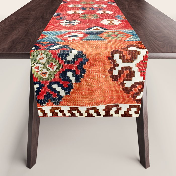 Bayburt Northeast Anatolian Niche Kilim Print Table Runner Gallery Image 1