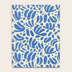 Abstract blue nature leaf shape art pattern Notebook Gallery Image 4