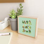 Avocado Yoga With The Seed Mini Art Print Gallery Image 2