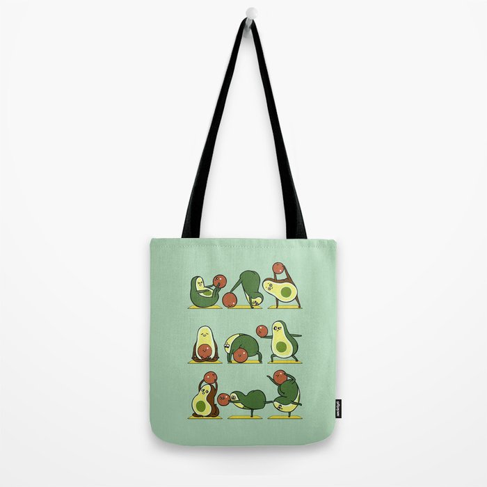 Avocado Yoga With The Seed Tote Bag Gallery Image 2