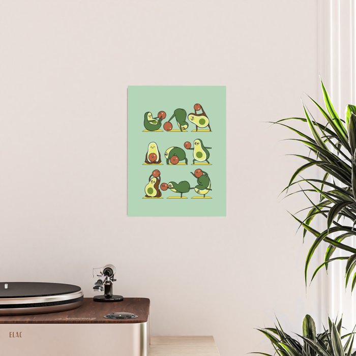 Avocado Yoga With The Seed Poster Gallery Image 2