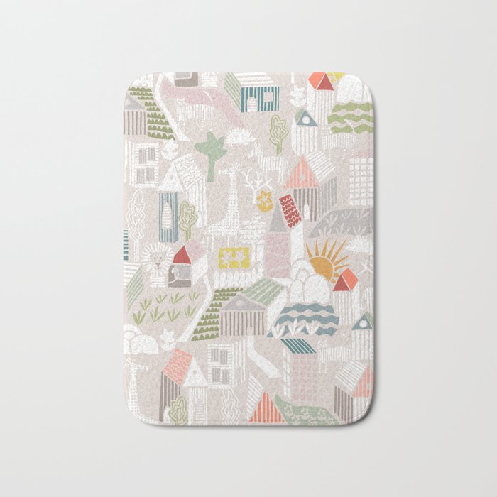 Wild animals hiding in the city Bath Mat Gallery Image 1
