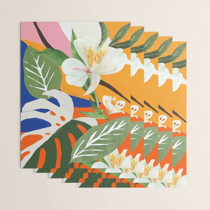 Garden - Abstract Art Wrapping Paper Gallery Image 3