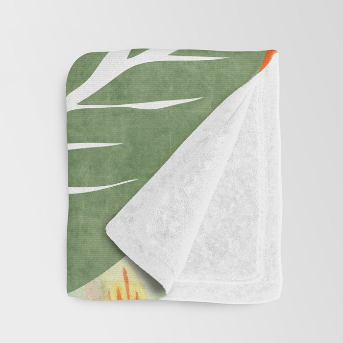 Garden - Abstract Art Throw Blanket Gallery Image 3