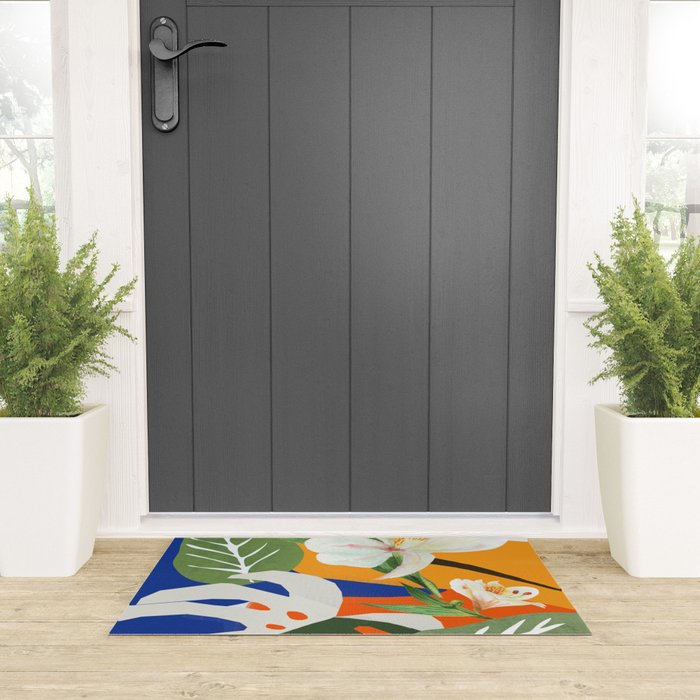 Garden - Abstract Art Welcome Mat Gallery Image 3