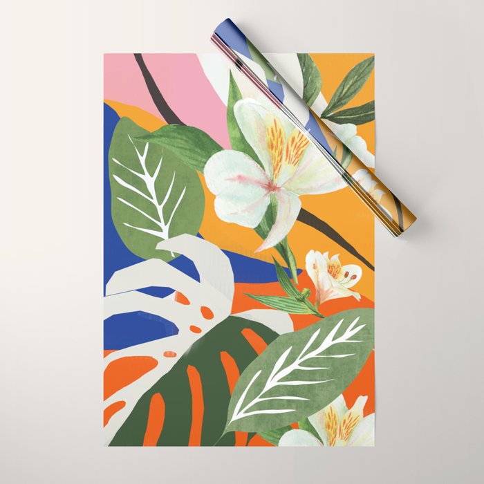 Garden - Abstract Art Wrapping Paper Gallery Image 1