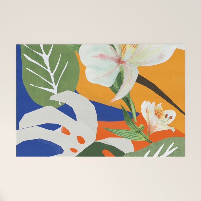Garden - Abstract Art Welcome Mat Gallery Image 1