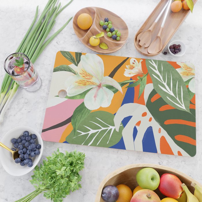 Garden - Abstract Art Cutting Board Gallery Image 2
