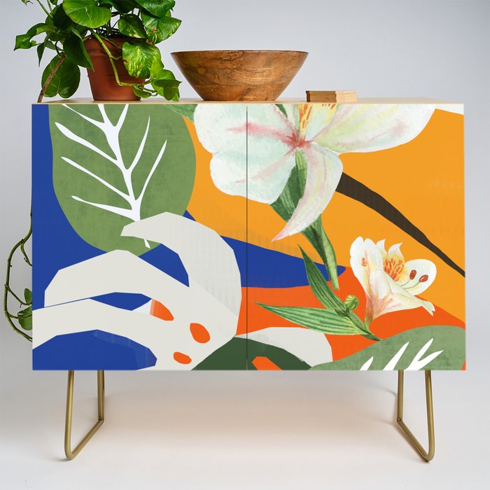 Garden - Abstract Art Credenza Gallery Image 1