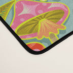 Kittens & Shrooms - Electric on Blue Desk Mat Gallery Image 4