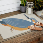 Whimsy Blue-eared Kingfisher Outdoor Rug Gallery Image 2