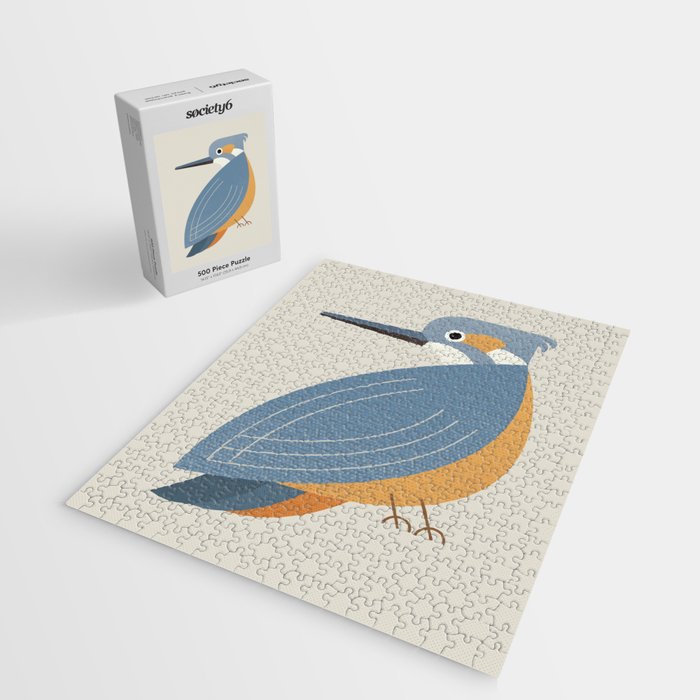 Whimsy Blue-eared Kingfisher Jigsaw Puzzle Gallery Image 2