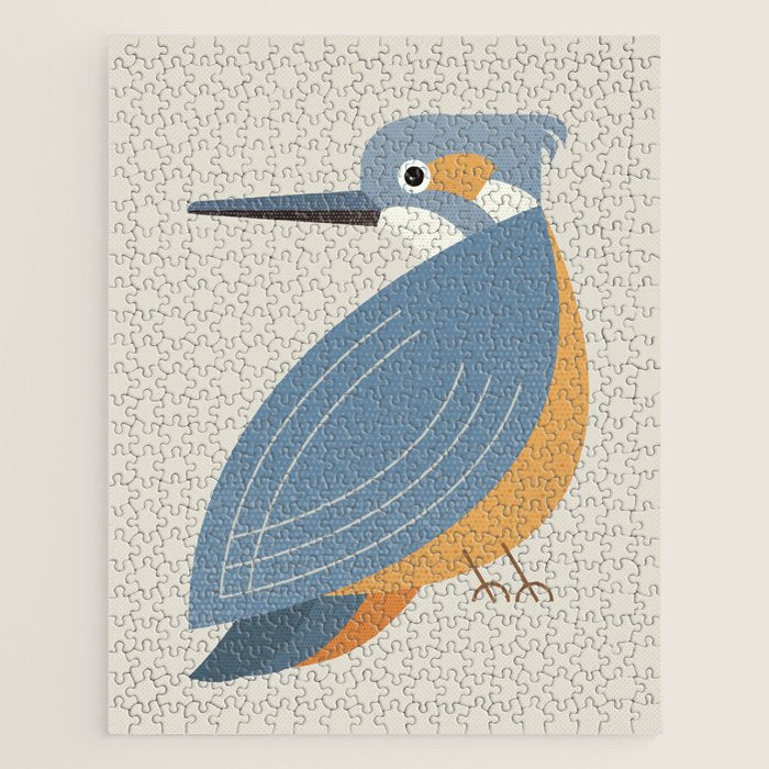 Whimsy Blue-eared Kingfisher Jigsaw Puzzle Gallery Image 1