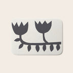 Black Tulips #1 - 3/5 Bath Mat Gallery Image 1