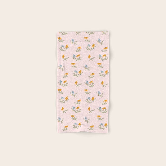 Blush Botanica - Floral Pattern Bath Towel Gallery Image 1