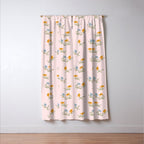 Blush Botanica - Floral Pattern Window Curtain Gallery Image 3