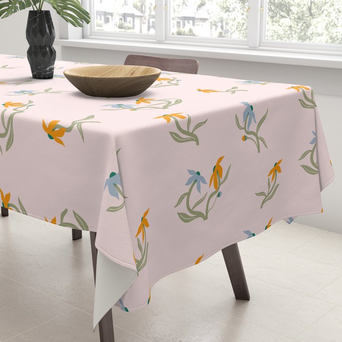 Blush Botanica - Floral Pattern Tablecloth Gallery Image 3