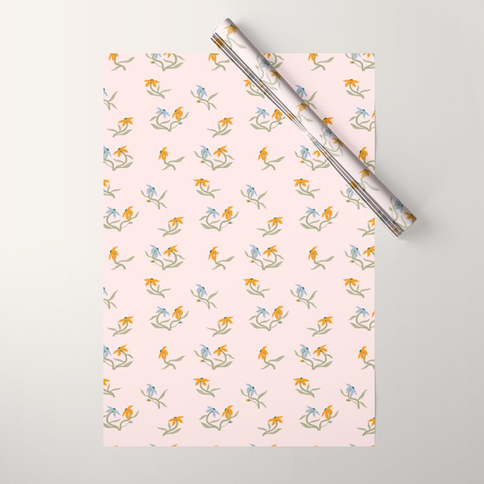 Blush Botanica - Floral Pattern Wrapping Paper Gallery Image 1