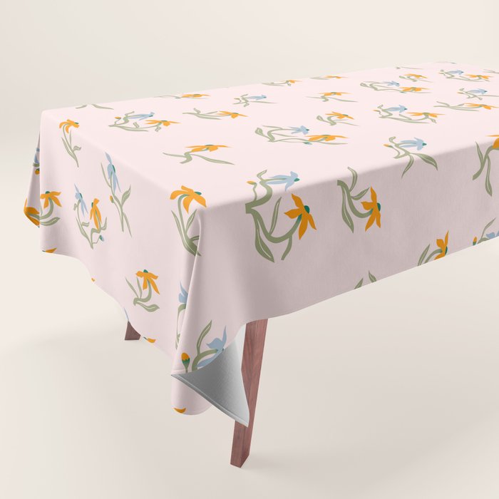 Blush Botanica - Floral Pattern Tablecloth Gallery Image 1