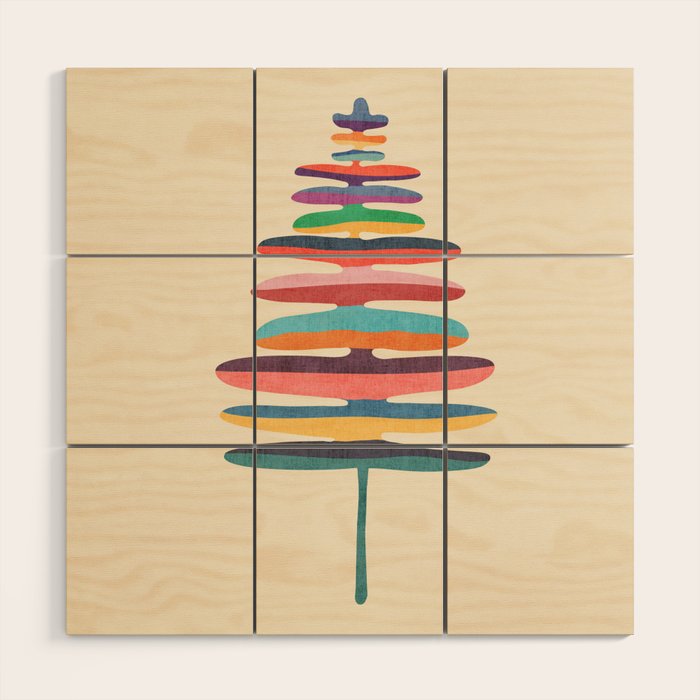 Joy Fern Wood Wall Art Gallery Image 1