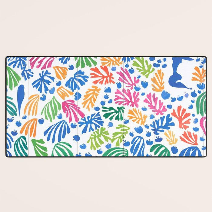 The Parakeet and the Mermaid by Henri Matisse Desk Mat Gallery Image 3