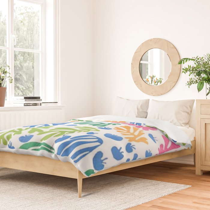 The Parakeet and the Mermaid by Henri Matisse Duvet Cover Gallery Image 2