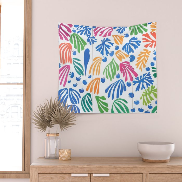 The Parakeet and the Mermaid by Henri Matisse Wall Tapestry Gallery Image 2