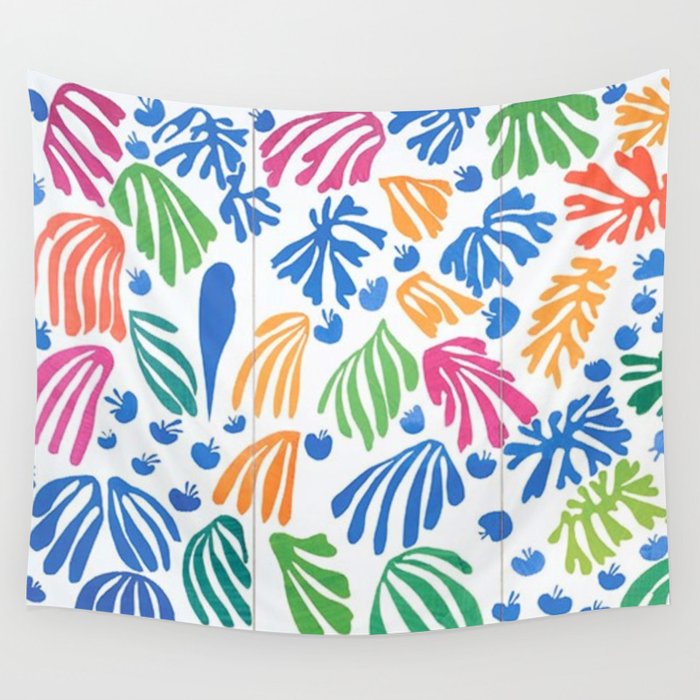 The Parakeet and the Mermaid by Henri Matisse Wall Tapestry Gallery Image 1