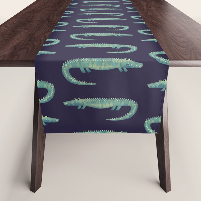 Alligator - or maybe Crocodile Table Runner Gallery Image 1