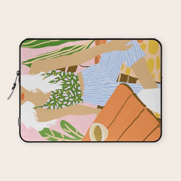 Kawa Tea #illustration #fashion Laptop Sleeve Gallery Image 1