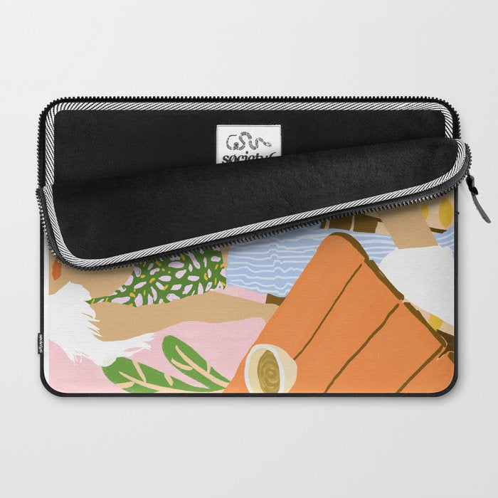 Kawa Tea #illustration #fashion Laptop Sleeve Gallery Image 2
