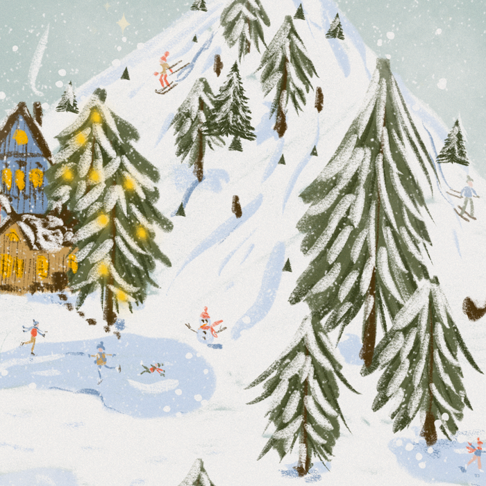 Winter wonderland illustration  Coffee Mug Gallery Image 2
