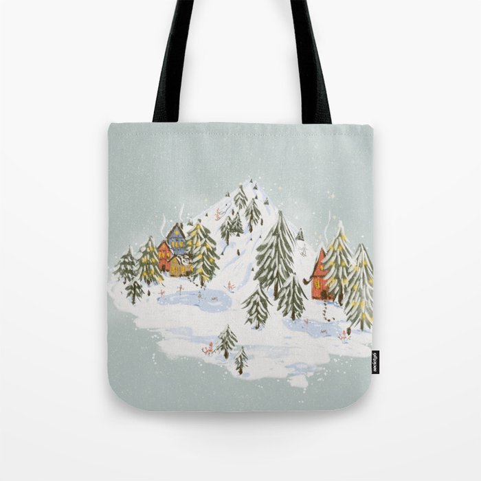 Winter wonderland illustration  Tote Bag Gallery Image 1