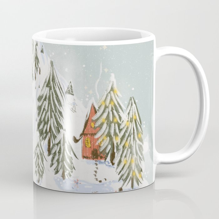 Winter wonderland illustration  Coffee Mug Gallery Image 1