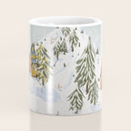 Winter wonderland illustration  Coffee Mug Gallery Image 4