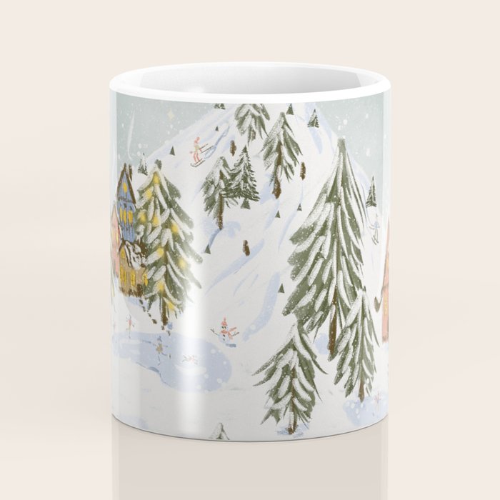 Winter wonderland illustration  Coffee Mug Gallery Image 4